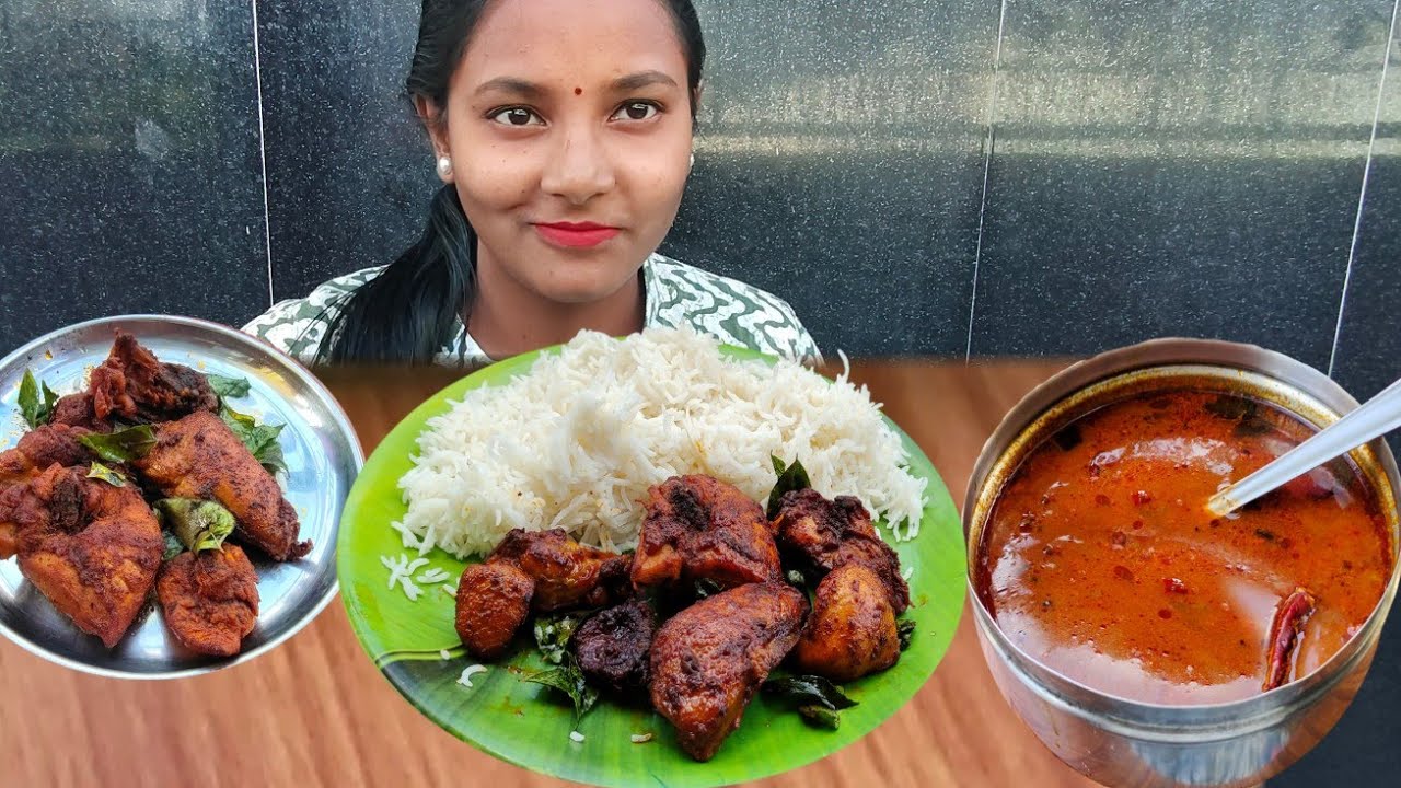 Miriyala charu ,chicken fry