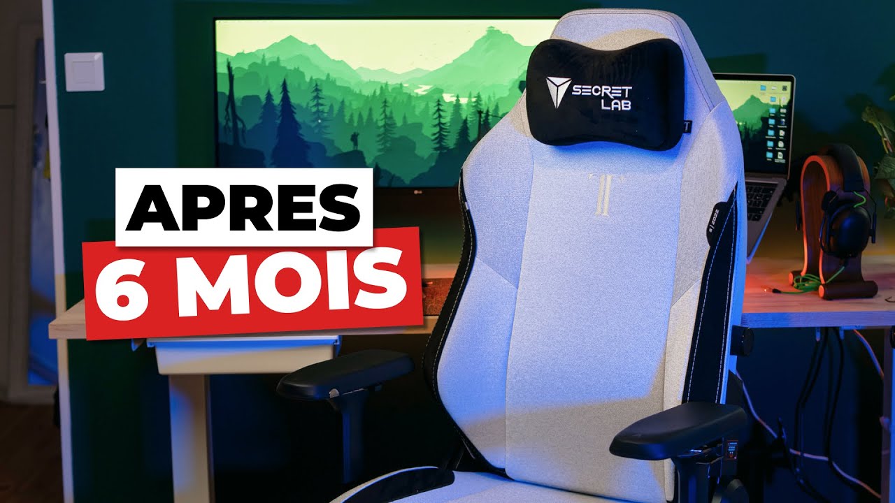 6 mois avec la Secret Lab Titan EVO 2022 - Un pas vers plus d'ergonomie pour les chaises gaming