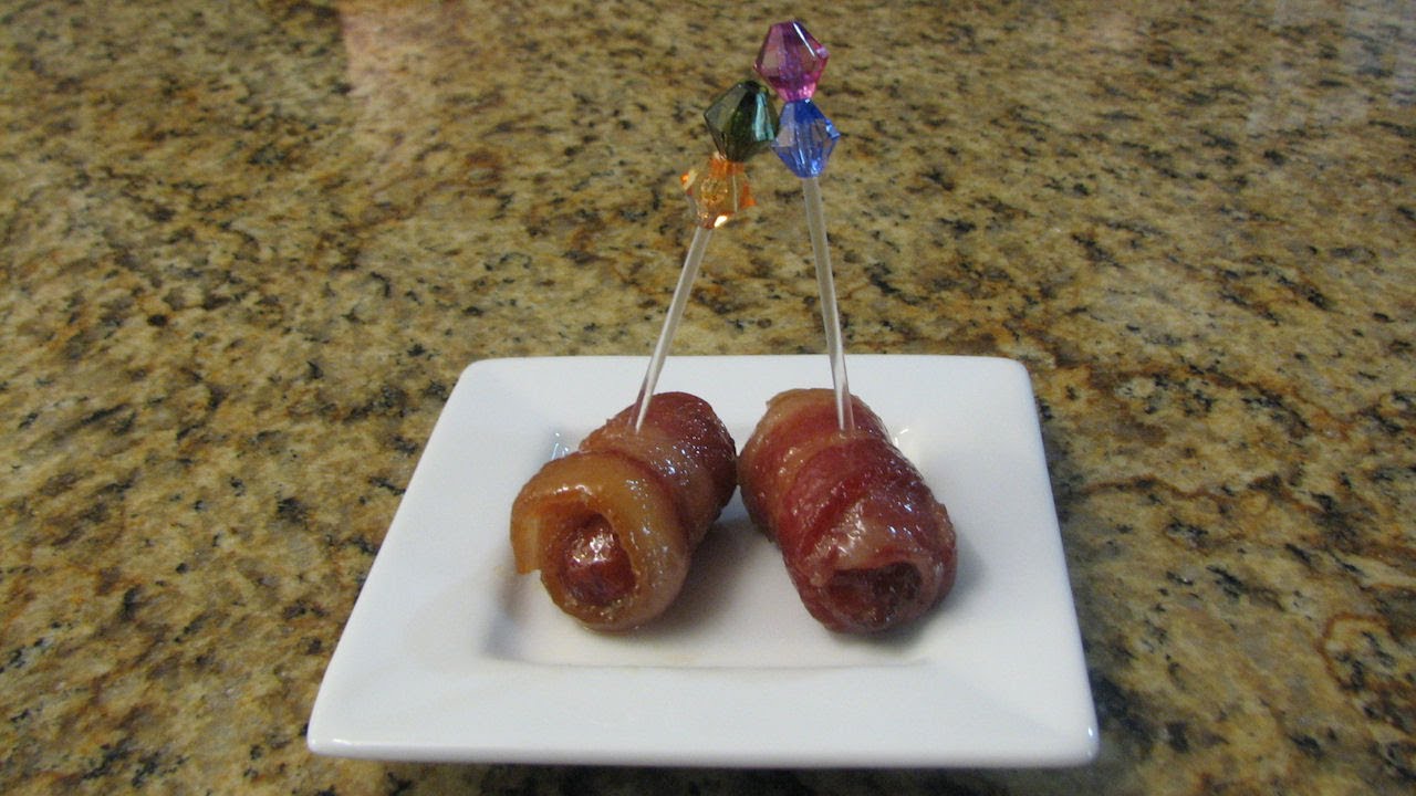 Bacon Wrapped Smokies with Brown Sugar and Butter - Lynn's Recipes