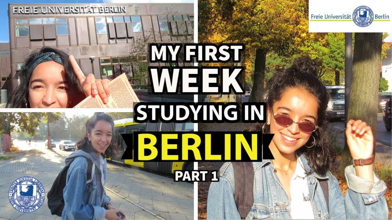 MY FIRST WEEK STUDYING IN BERLIN, GERMANY for STUDY ABROAD! FREIE UNIVERSITÄT BERLIN/Erasmus(Part 1)