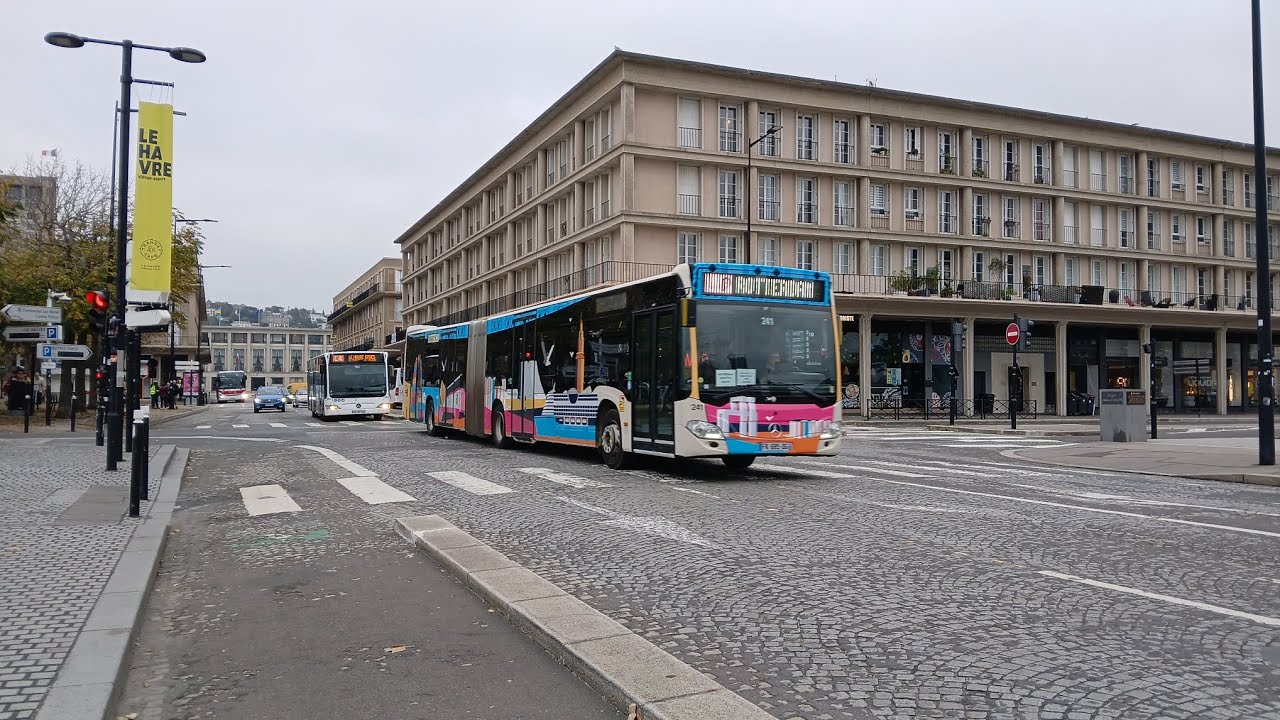 Spot de bus, tram LiA au Havre + Train NO_MA_D 