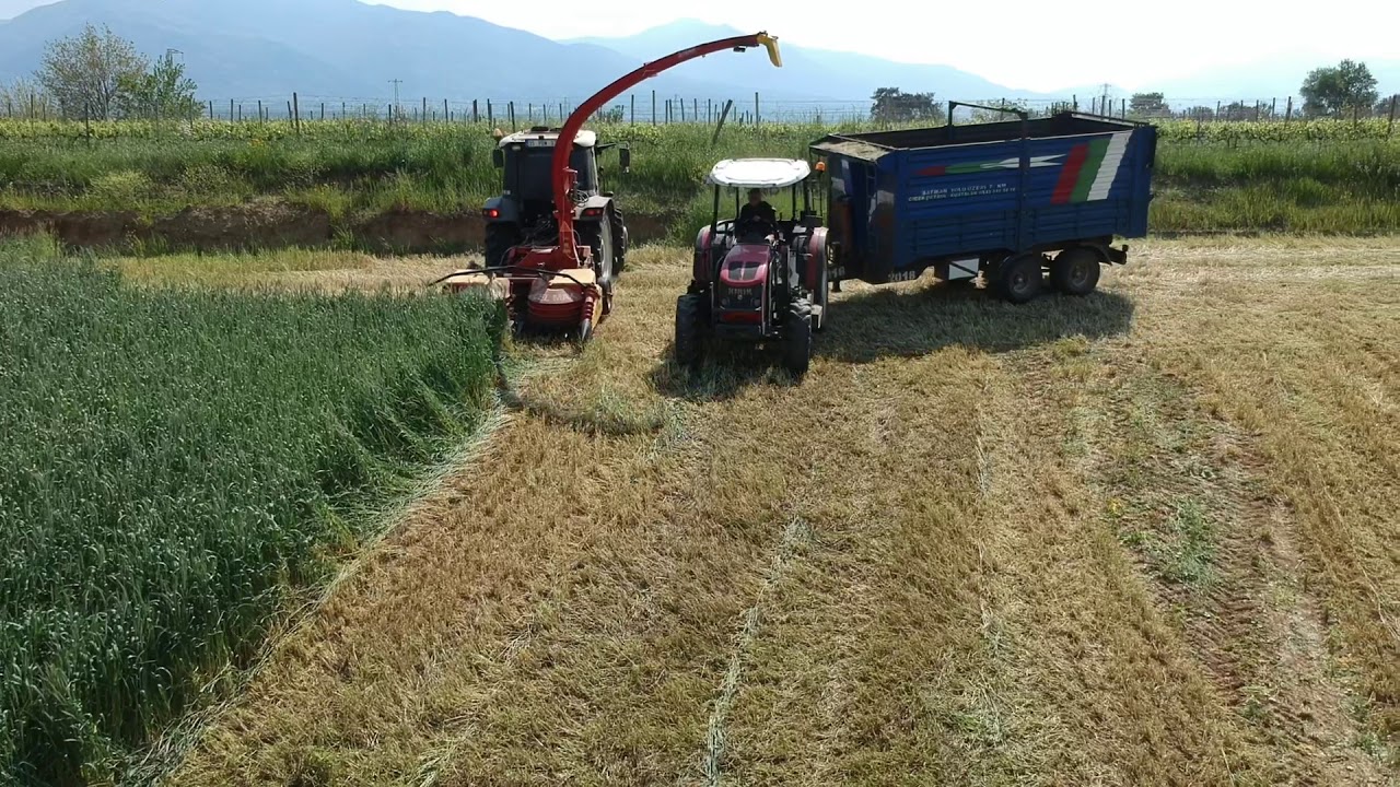 Çelmak 3 sıralı silaj makinası & 110 beygir erkunt