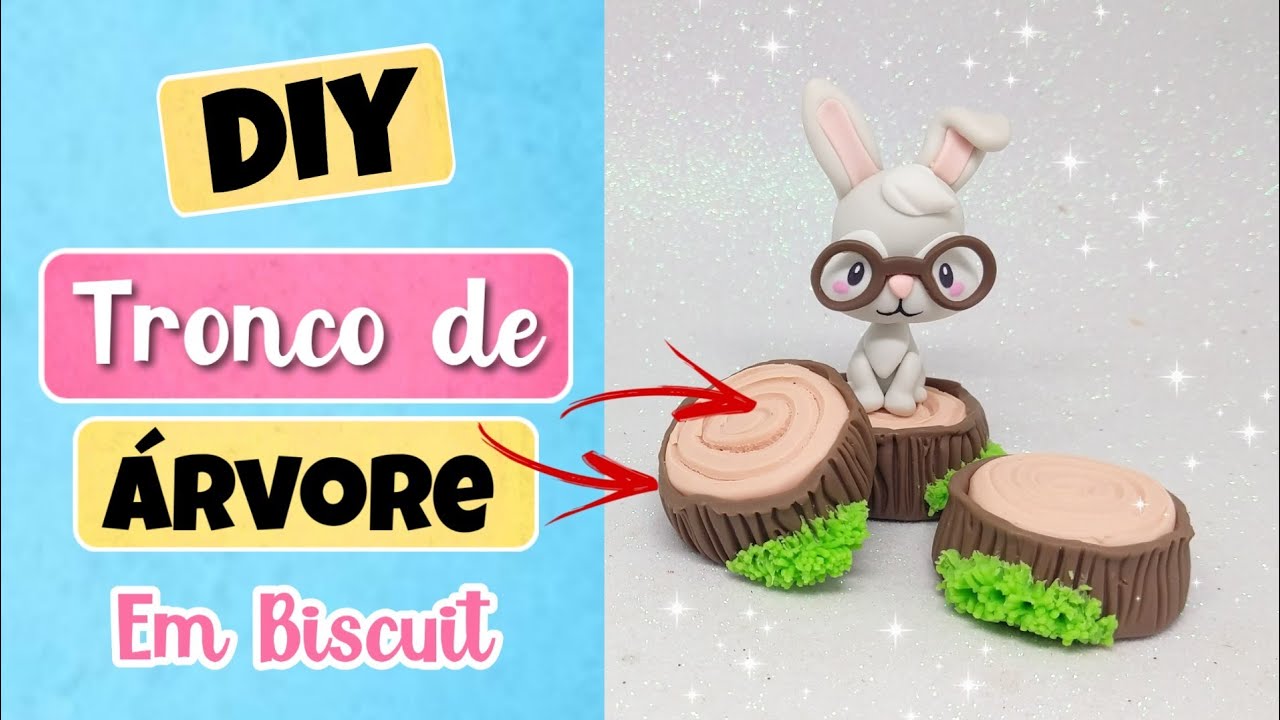 DIY - Tronco de árvore em biscuit || Pierre Marinho