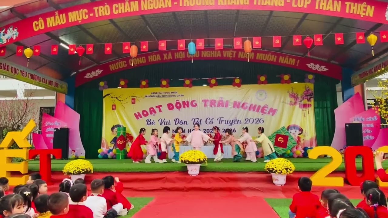 Mashup Bé đón tết sang- Vạn Sự Như Ý - Các bé 5-6 Tuổi- MN Ngọc Châu