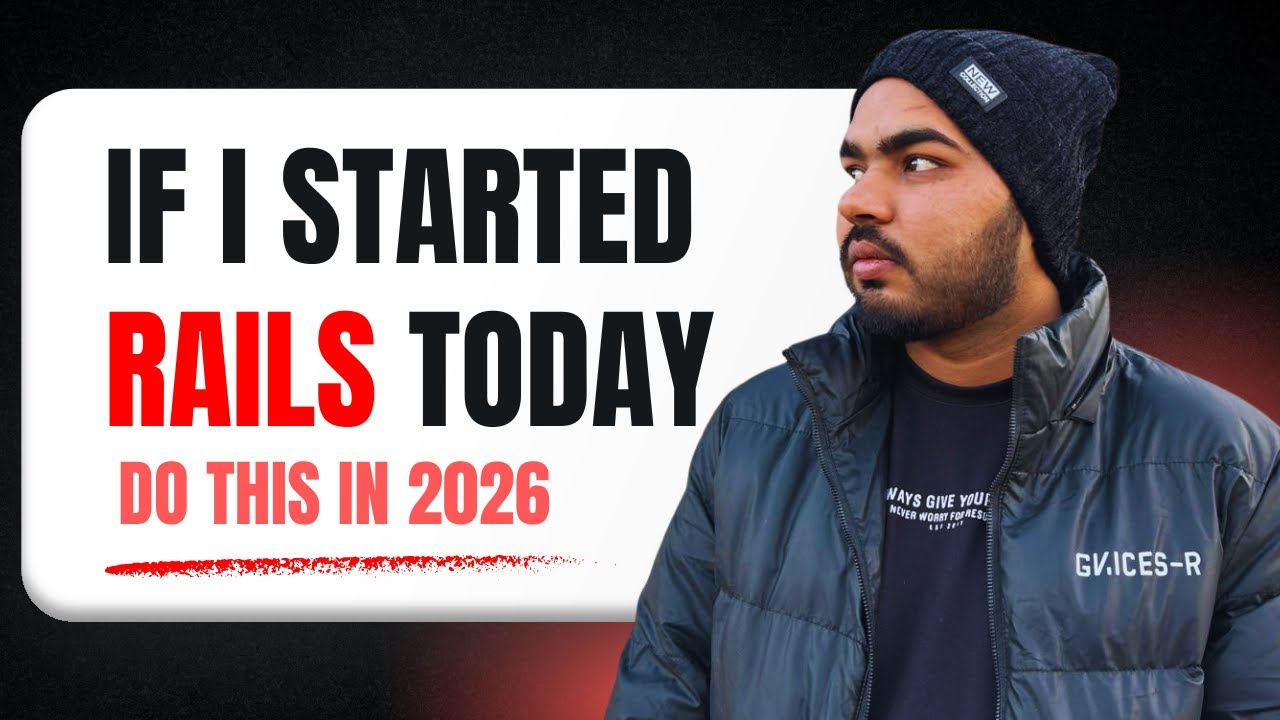 If I Had to Learn Ruby on Rails Again in 2026 (My Exact Roadmap) | CodeWithNaqvi