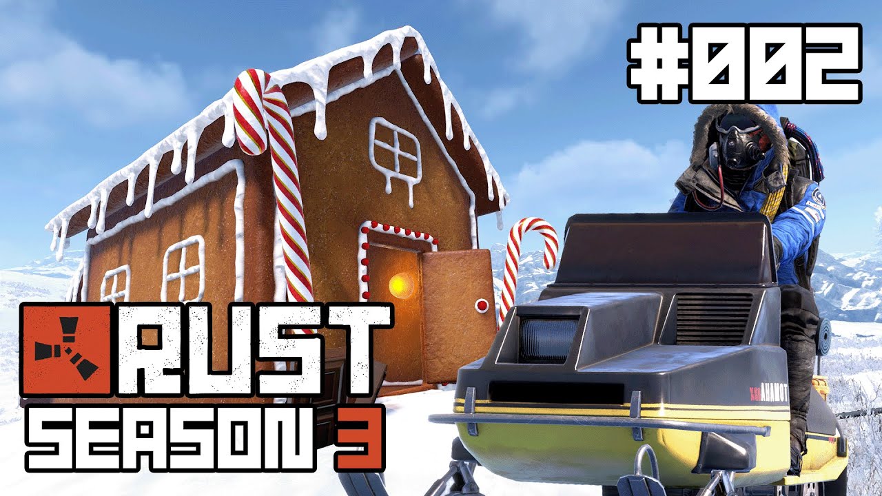 RUST Season 3 #002 - Let's Play - We steal a snowmobile from the Arctic Camp