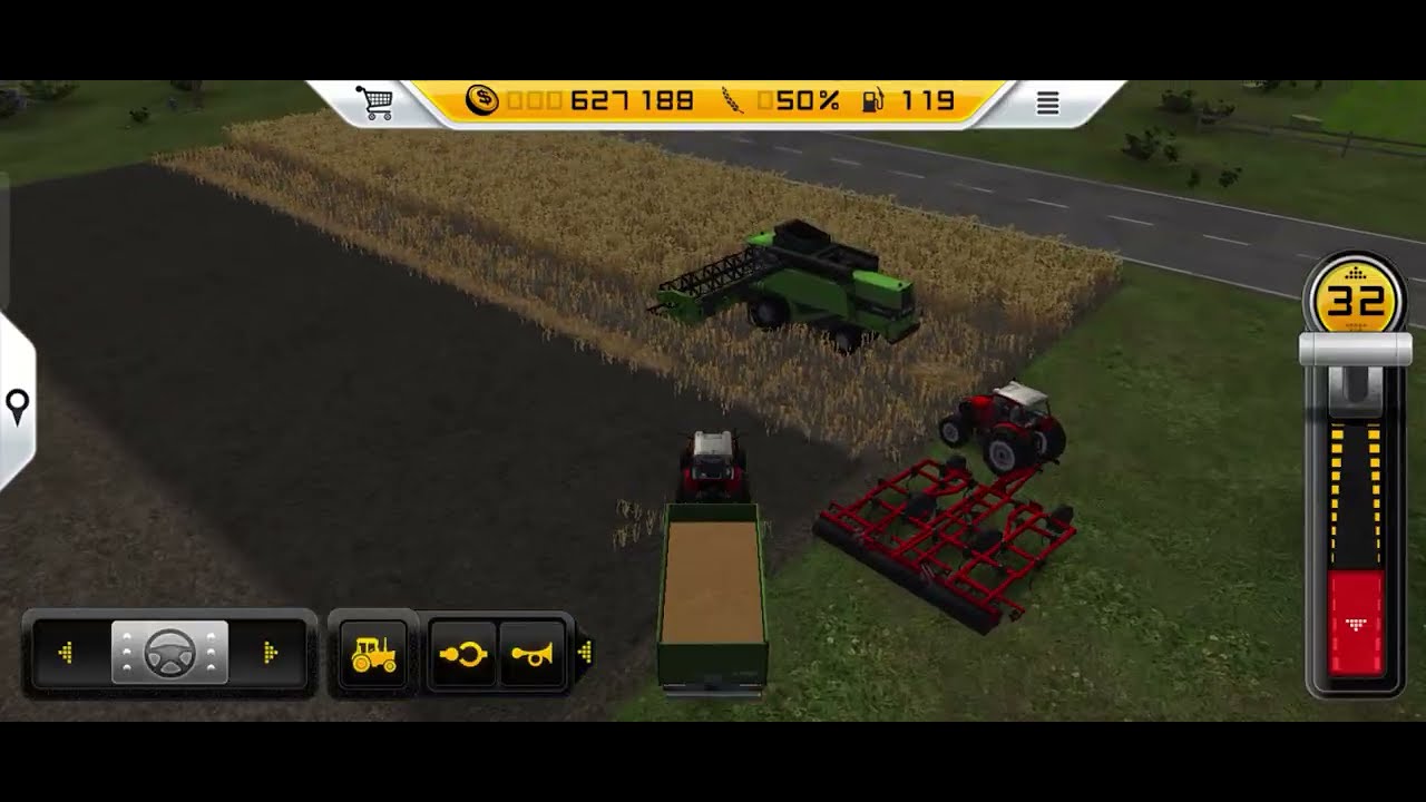 Tractor fariming#farminglife #automobile #modernfarmer #games #viralvideo #viral 