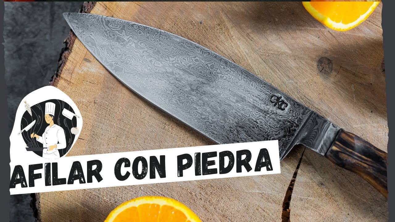 Cómo AFILAR UN CUCHILLO (con PIEDRA) | Fácil y Rápido 🔥