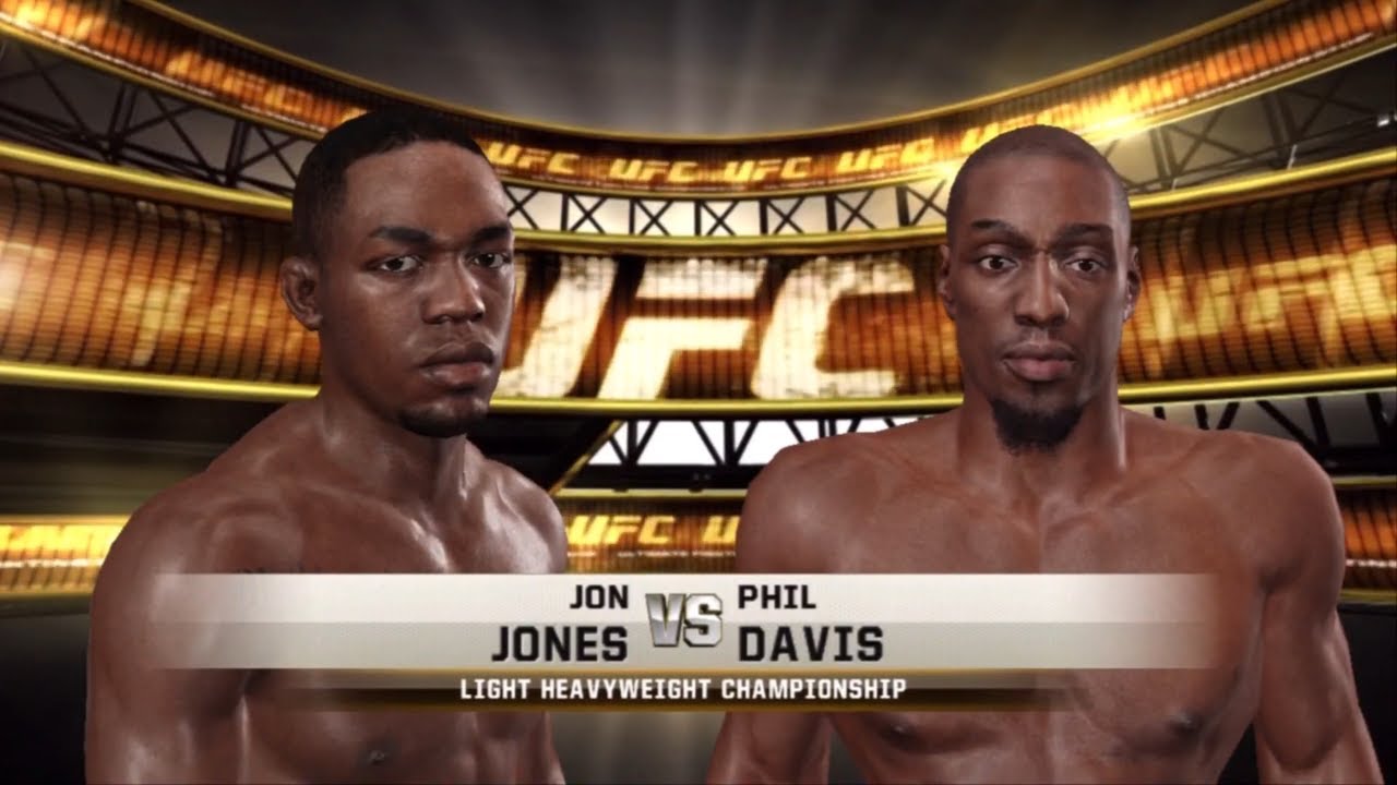 UFC Undisputed 3 Gameplay Jon Jones vs Phil Davis