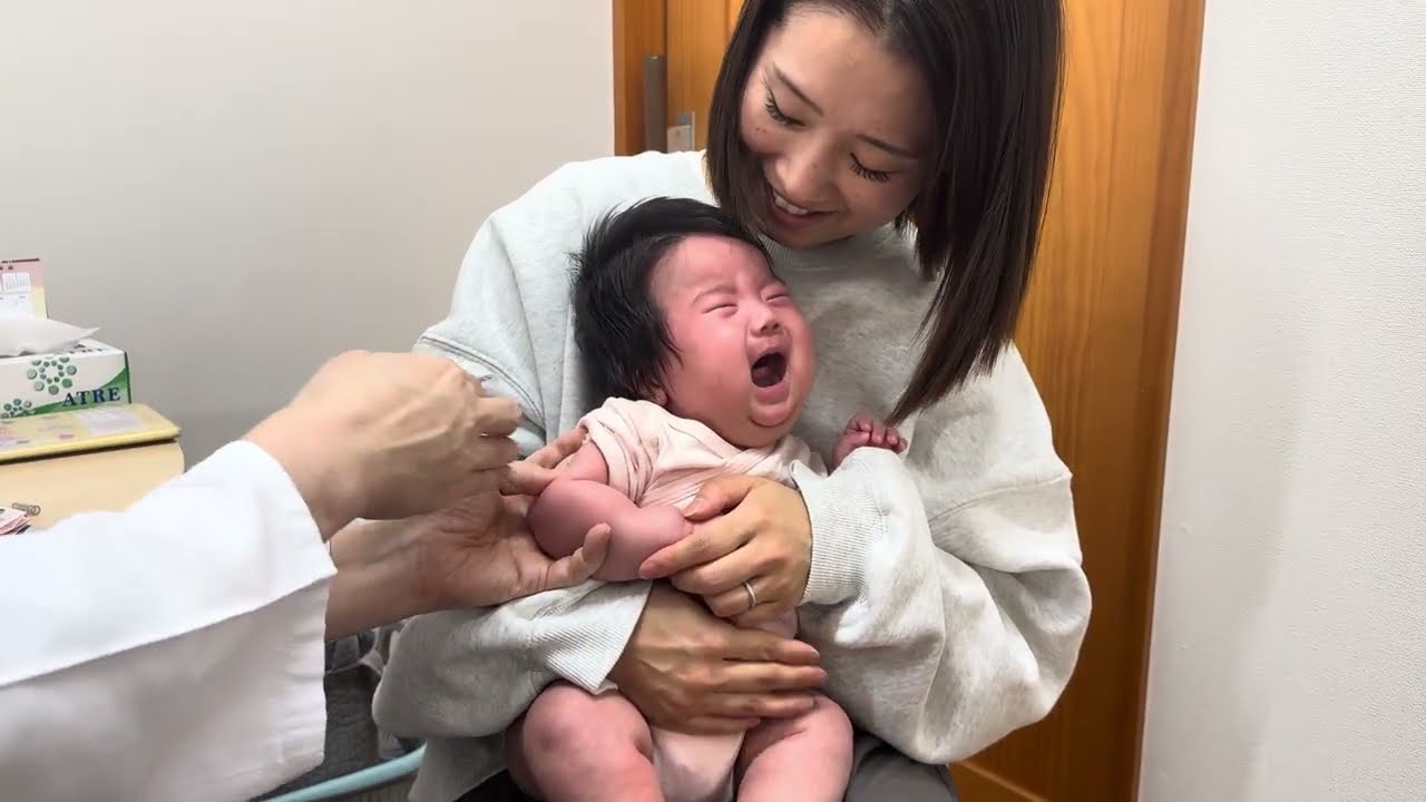 【閲覧注意】生後3ヶ月の予防接種