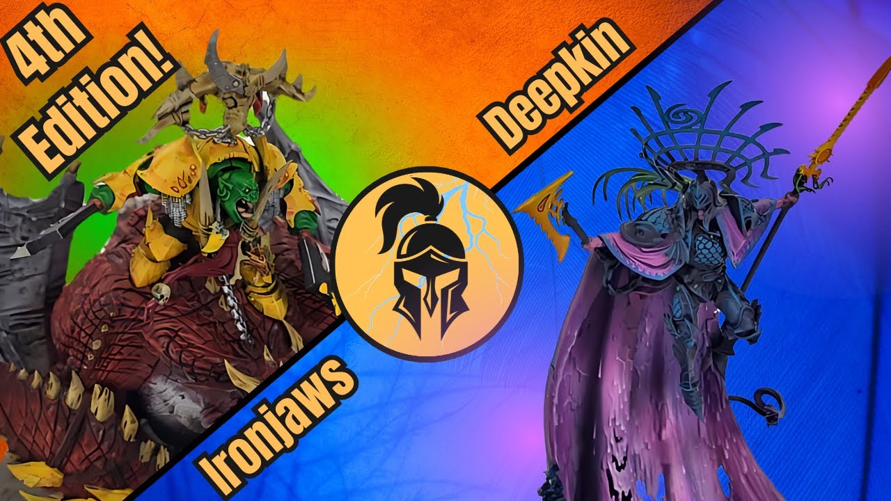 Age of Sigmar 4th Edition Battle Report: Ironjaws Brute Fist vs Idoneth Namarti Fish Force!!