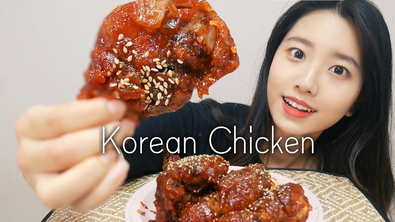 домашняя корейская курица [ASMR]