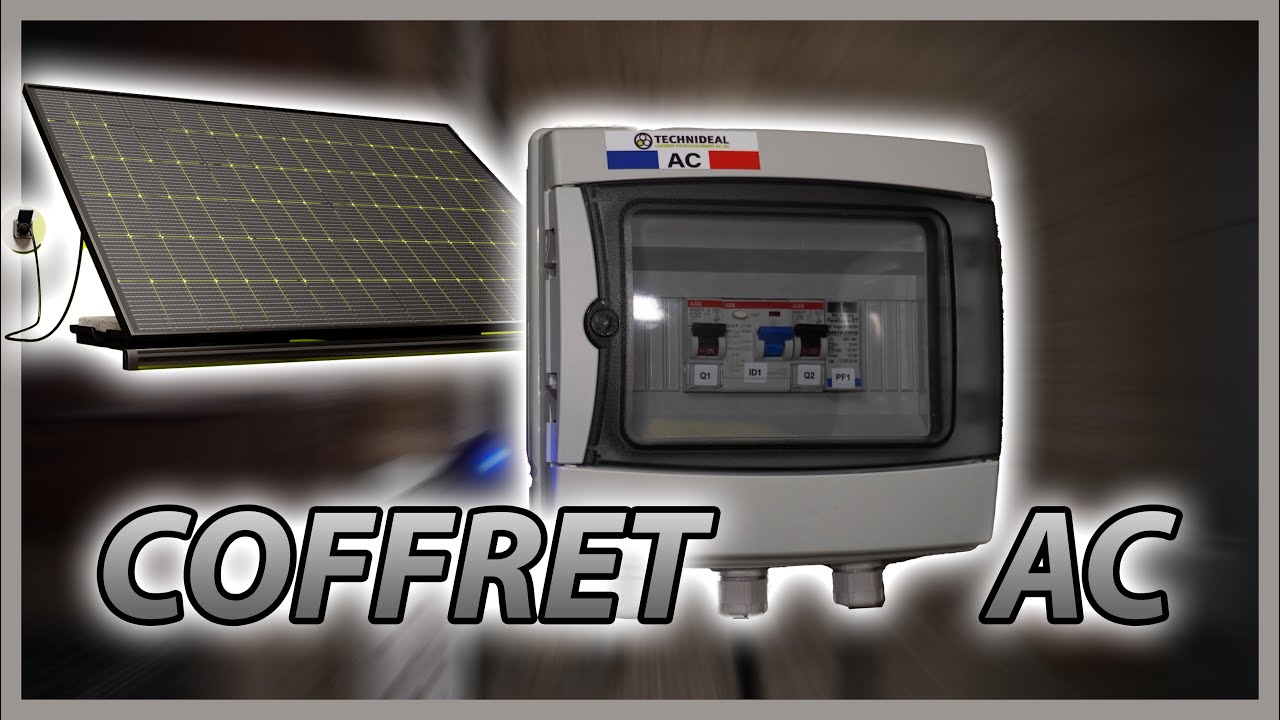 Photovoltaïque: Coffret protection AC