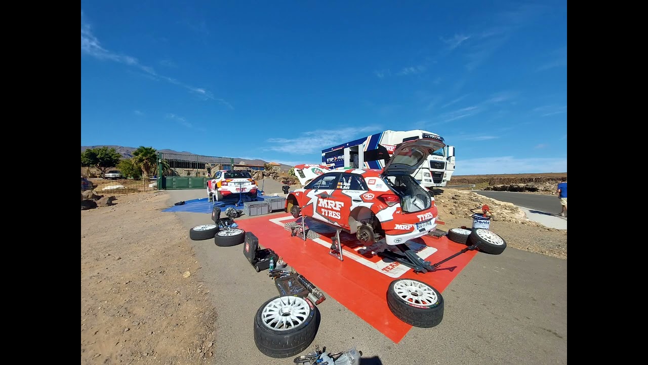 RALLY ISLAS CANARIAS ,TEST LUNES VALSEQUILLO Y LA ERA