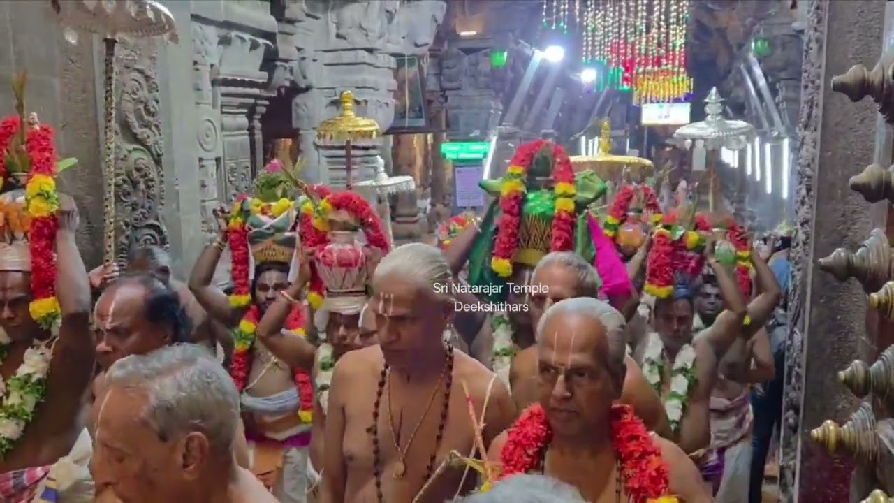 Sri Natarajar Temple Sri Govindaraja Swamy Sannadi 3.11.25 Maha sambrokshanam chidambaram #JUSTIN