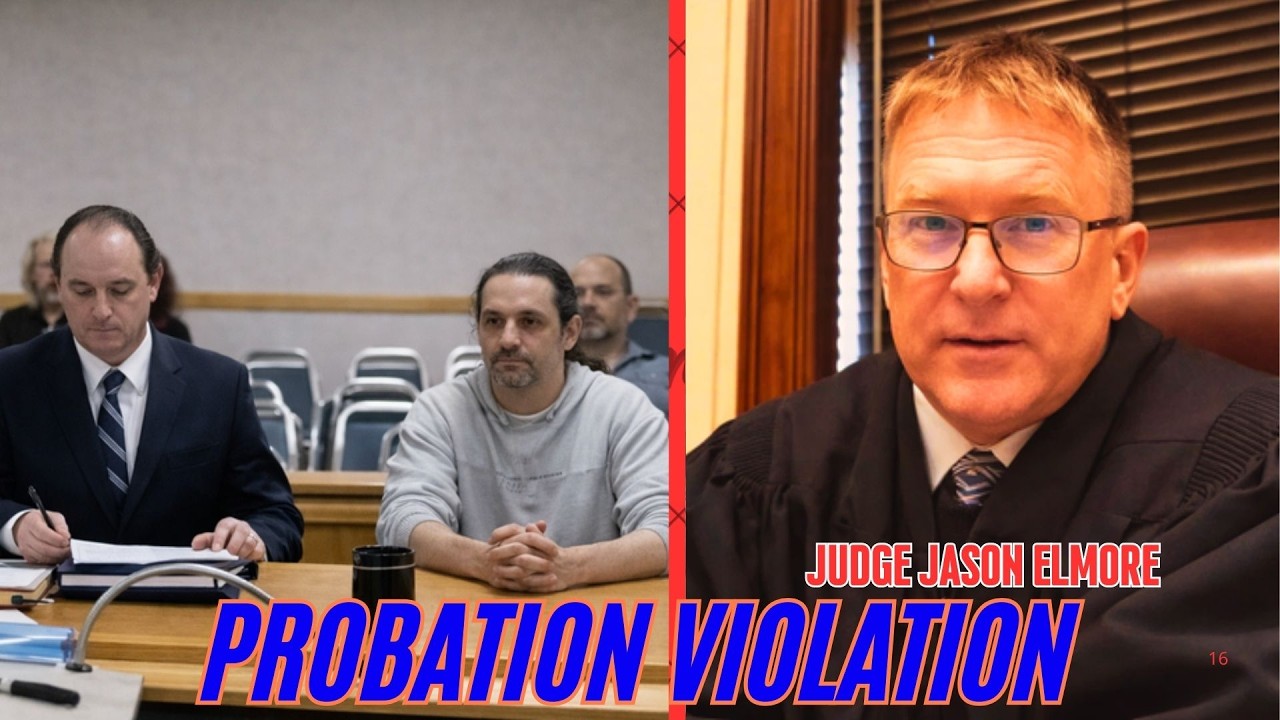 Judge Jason Elmore Confronts Defendant Over Probation Violations