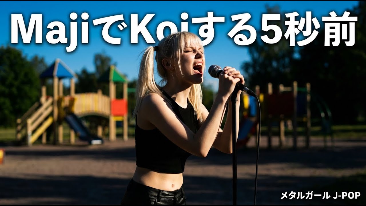 MajiでKoiする5秒前 - 広末涼子【海外メタルガールが歌ってみた】(J-POP AI Metal Rock Cover)