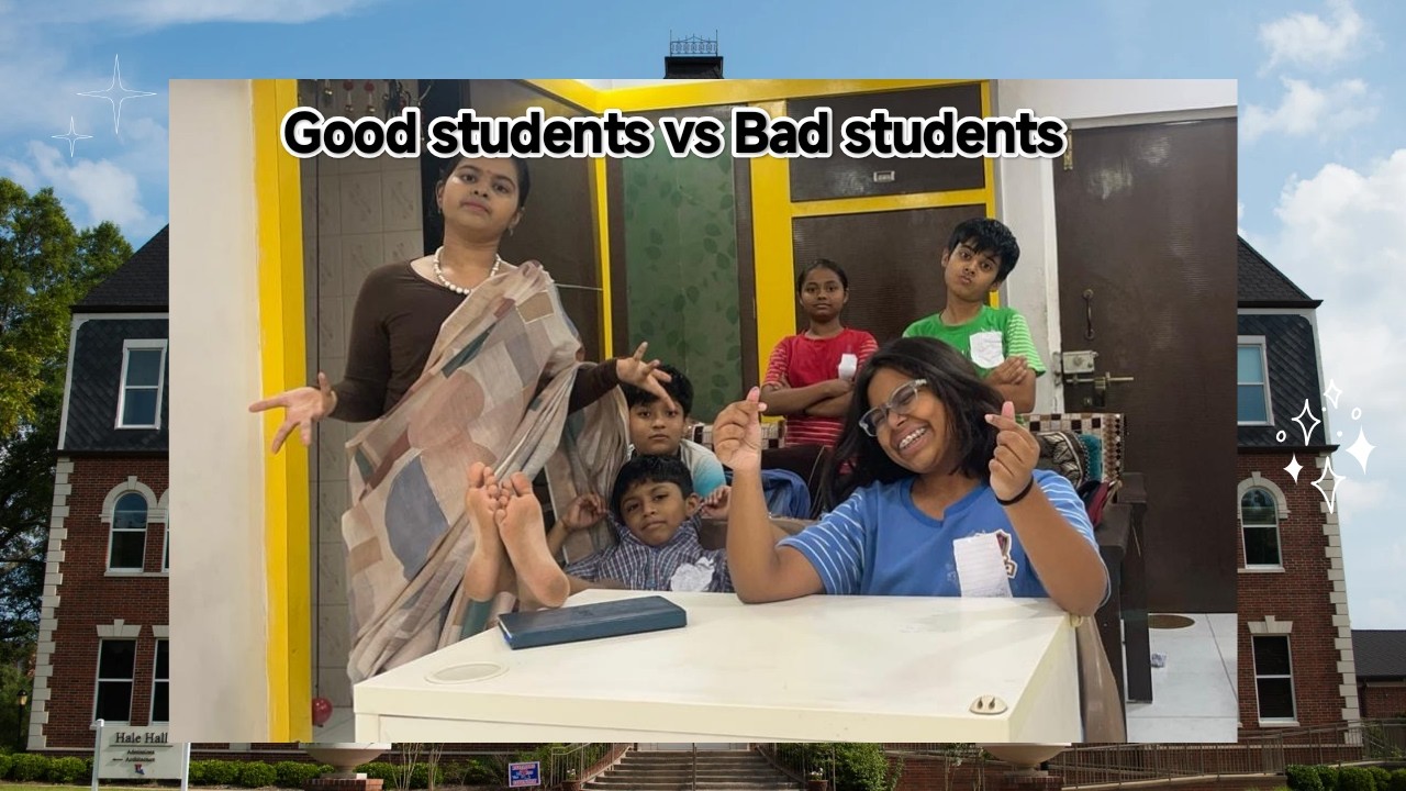 Good Students vs Bad Students | School Life Funny Skit 😂 | The DM Siblings