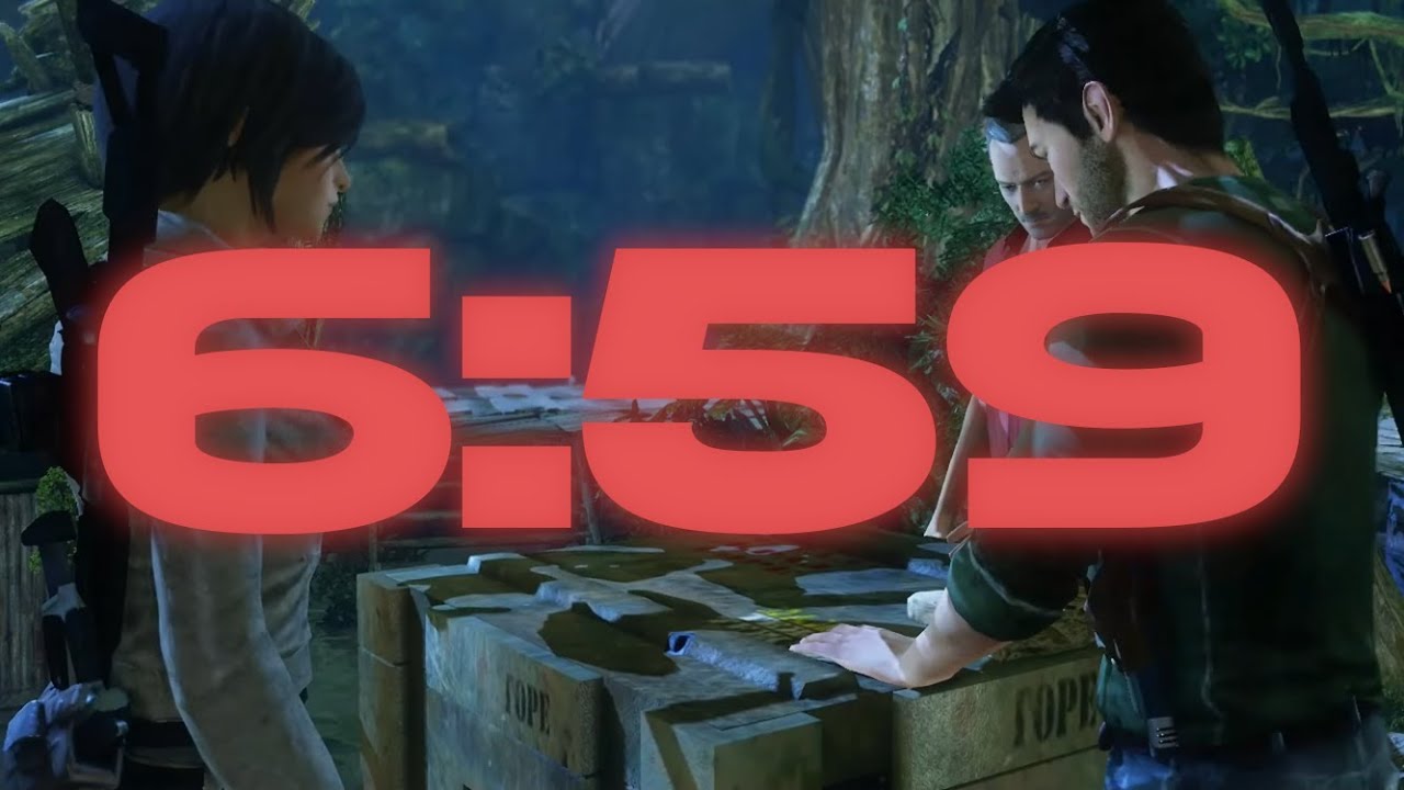 Uncharted 3 Co-Op Borneo Speedrun in 6:59 (FWR)