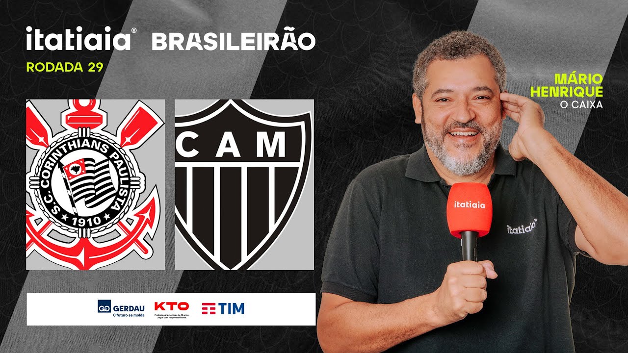 CORINTHIANS X ATLÉTICO AO VIVO NA ITATIAIA | REACT DO BRASILEIRÃO