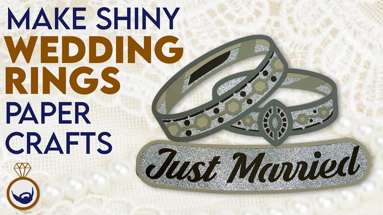 💍 Wedding Rings Layered Paper Craft 💍 Wedding Week 2026 💍