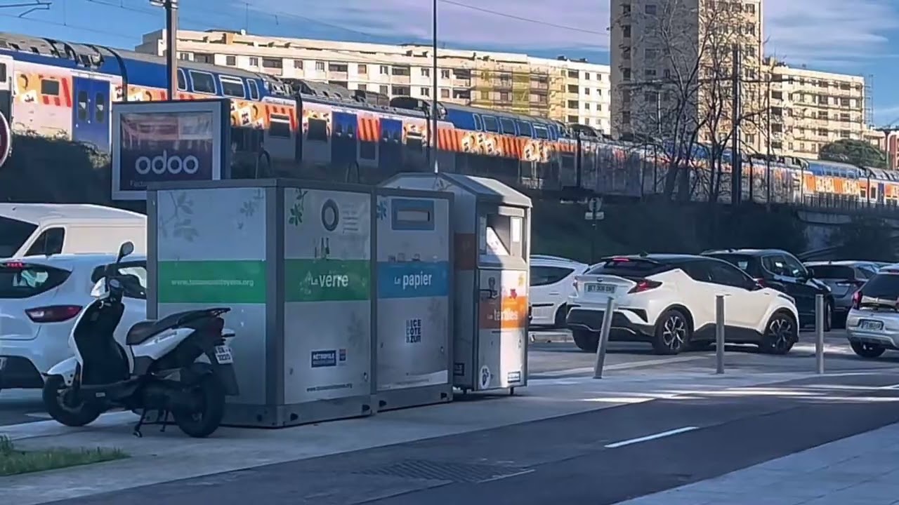 Compilation de train à Nice Saint Augustin