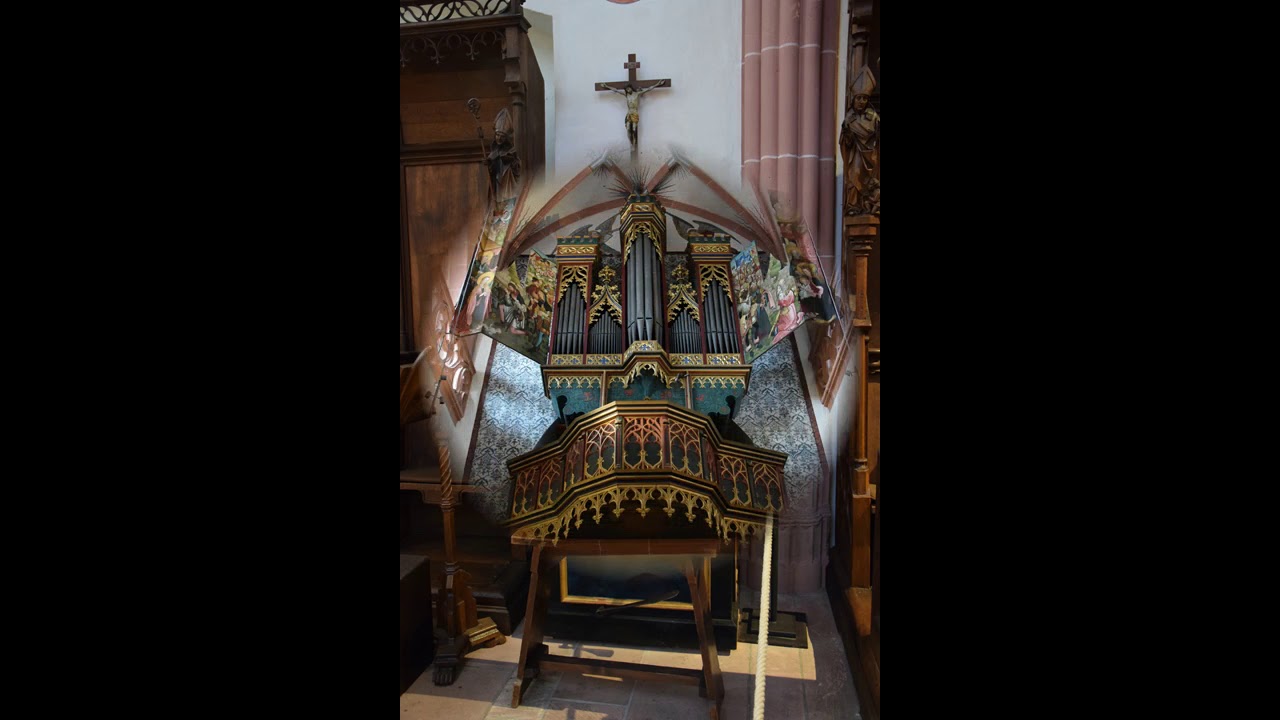 Wim Bomhof - Nun komm der Heiden Heiland Fr.W.Zachow - Hauptwerk-orgel Kiedrich