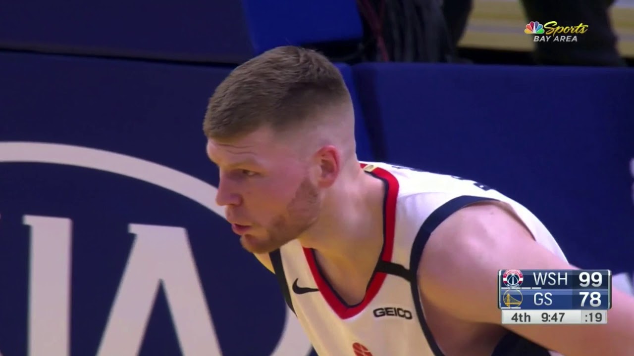 Davis Bertans vs Warriors: 29 pts, 4 reb, 1 blk ALL PLAYS 2019/2020 Season [01.03.20.]