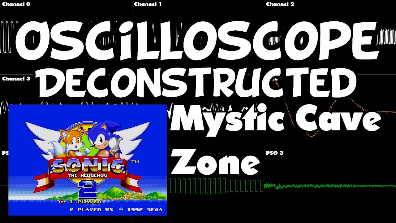 Sonic 2 - Mystic Cave Zone - Oscilloscope Deconstruction