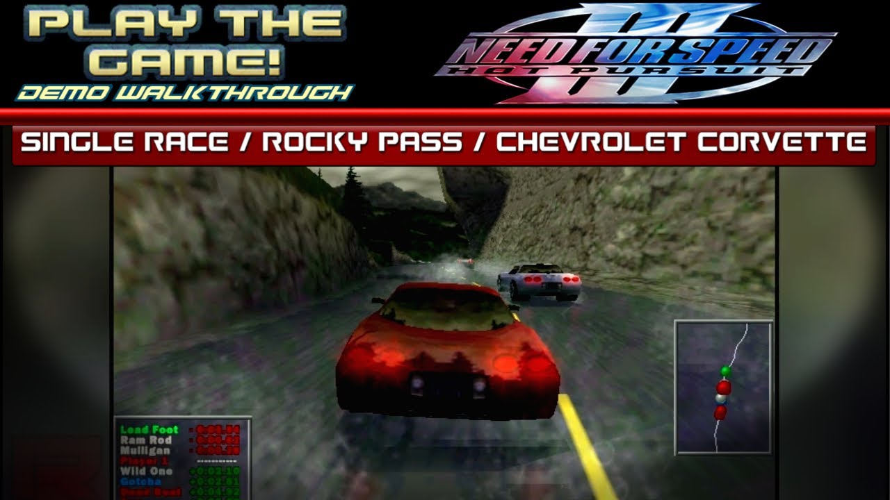 Play the GAME! | Need For Speed III Hot Pursuit Demo [PC] | [1/2] | Single Race - Chevrolet Corvette