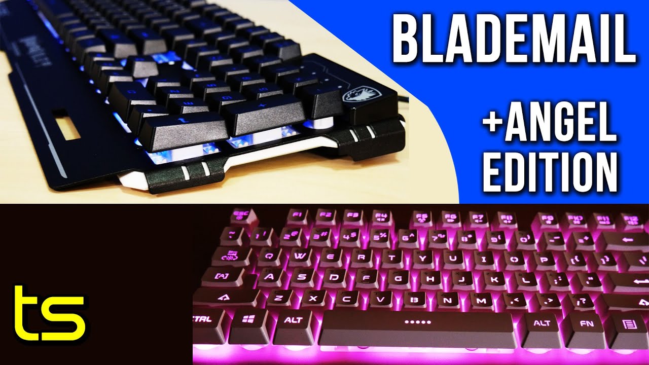 Sades Blademail K8 LED Gaming Keyboard Black & Angel Review