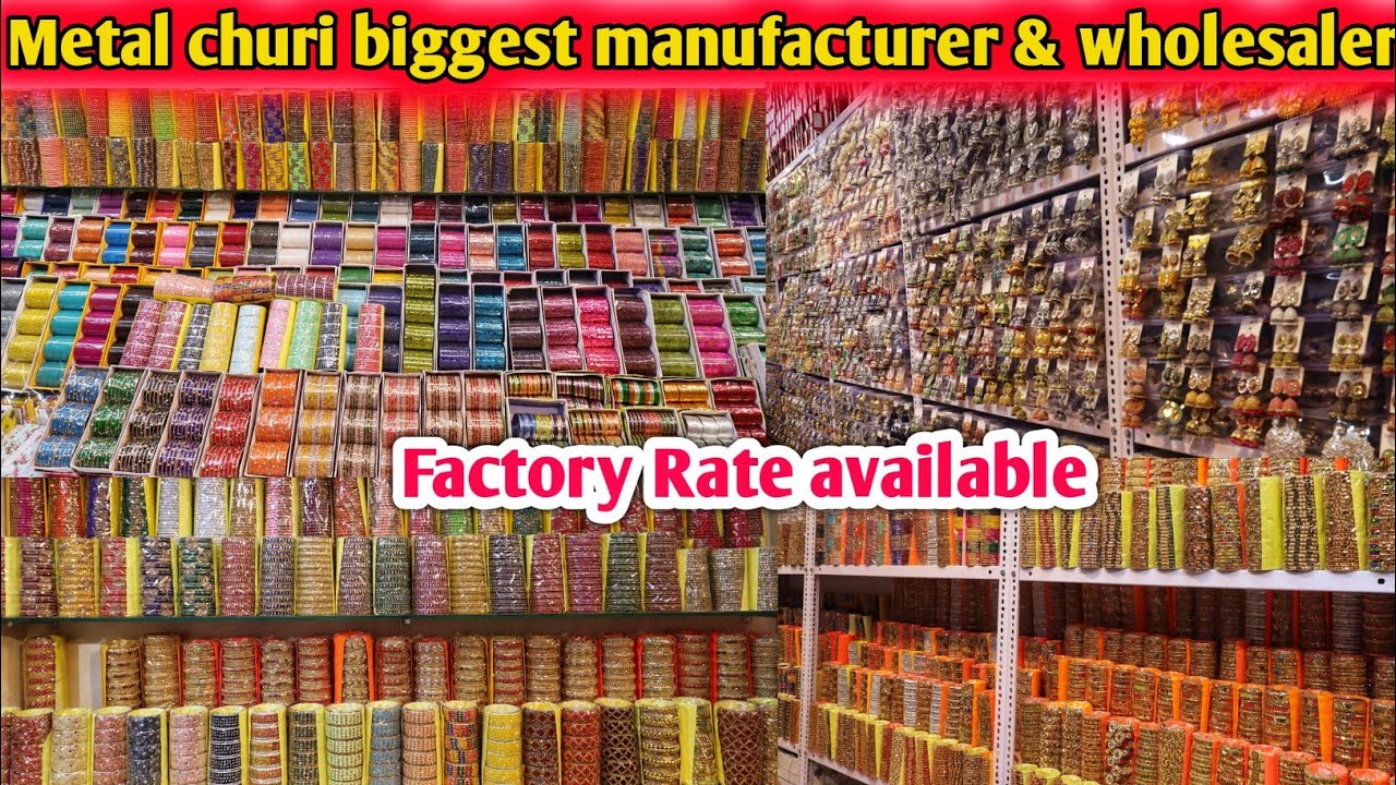 Bangles Cheapest Wholesaler In Kolkata Market । Kolkata Churi Wholesale Market । Jewellery Market ।