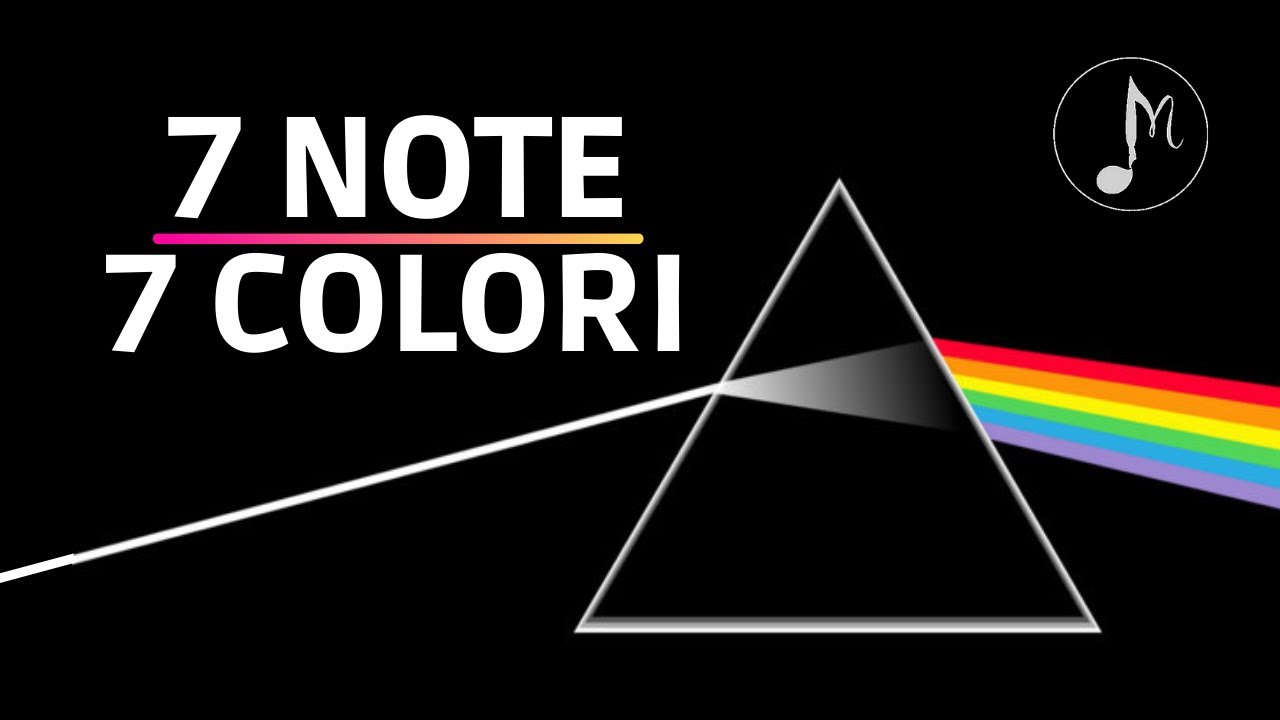 Isaac Newton, i sette colori dell'arcobaleno e le sette note musicali