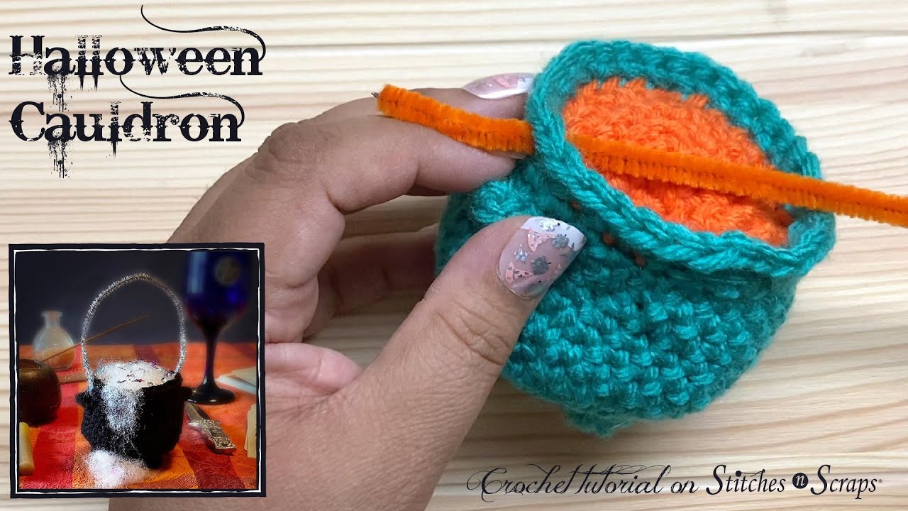Crochet a Cauldron for Halloween