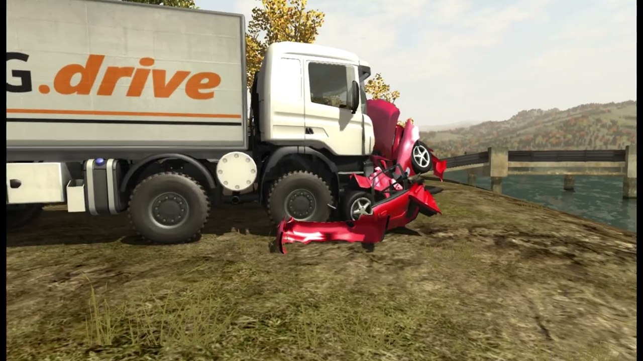 BeamNG.drive - Random Vehicle Crashes Compilation #1
