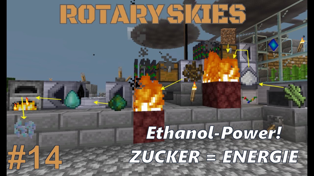 ETHANOL-POWER! 🔥 Automatische Zuckerrohr- & Treibstoffproduktion | Rotary Skies #14