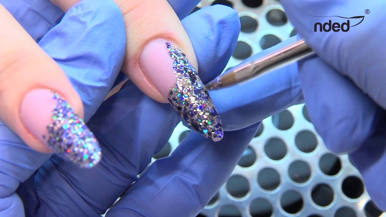 Extreme Glitter Gel Video – Nail Art Colour Gel with Big Glitter Effects | nded.com
