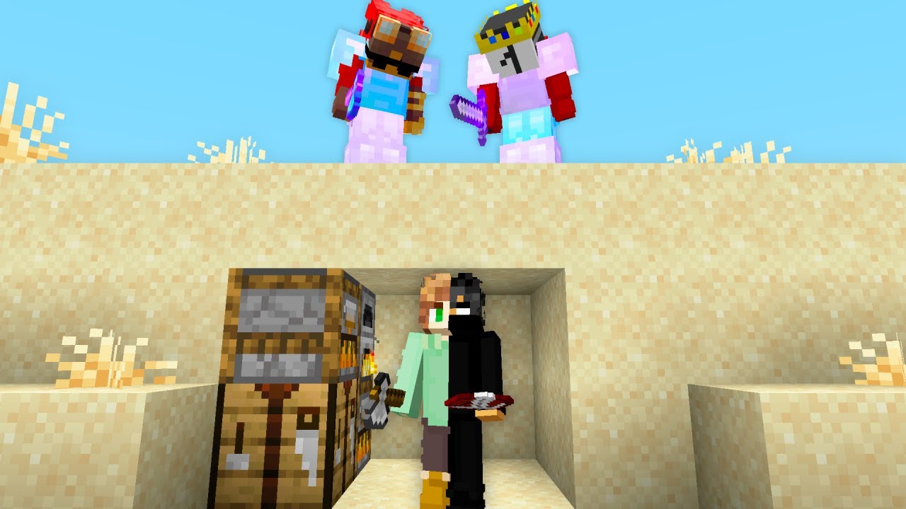 Minecraft Speedrunner Swap VS 2 Hunters