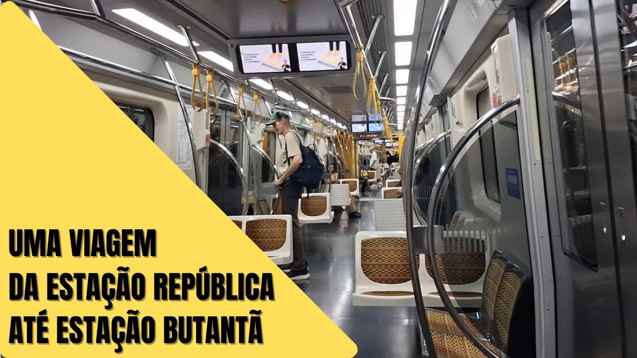 Indo da Estação República Até a Estação Butantã