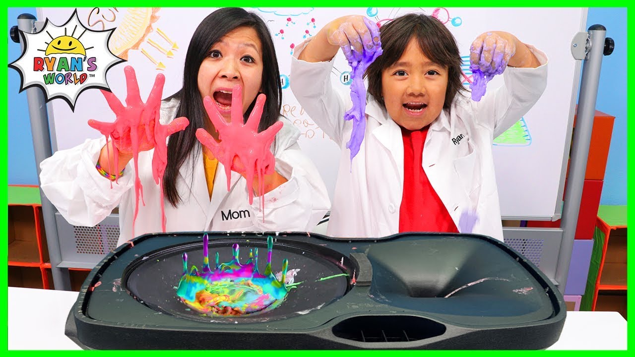 Non-Newtonian Fluid Vibration on Speaker DIY Science Experiment!!