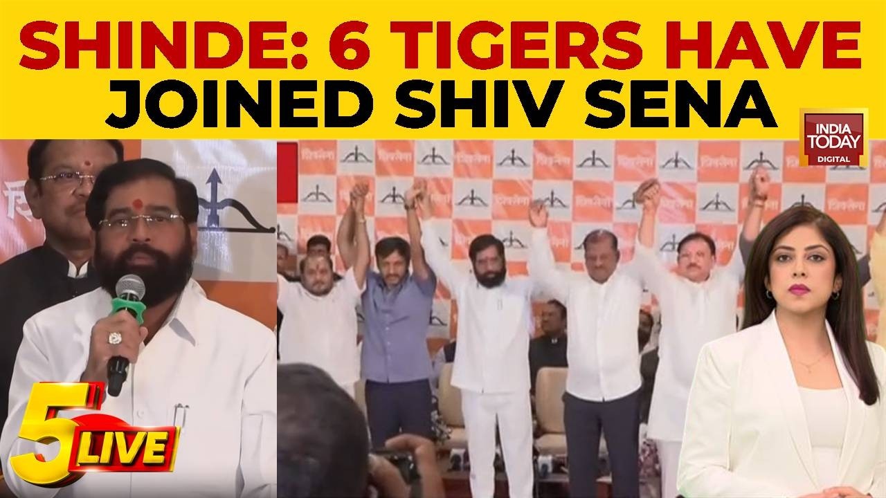 Press Conference: Eknath Shinde Speaks After Six Sena UBT MPs Join Shiv Sena | Eknath Vs Uddhav News