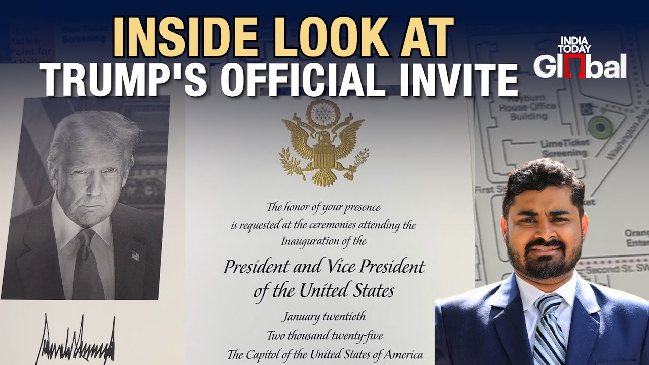 Exclusive: A Closer Look At The Official Invitation To Donald Trump's Presidential Inauguration