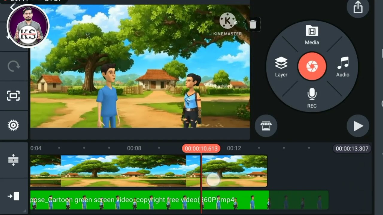 Cartoon Kaise Banaye | 3D Cartoon Video Kaise banaen| How To Make 3D Cartoon Animation In kinemaster