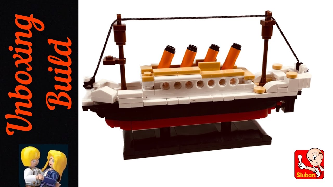 MINI TITANIC LEGO | SLUBAN M38-B0576 | UNBOXING | BUILD