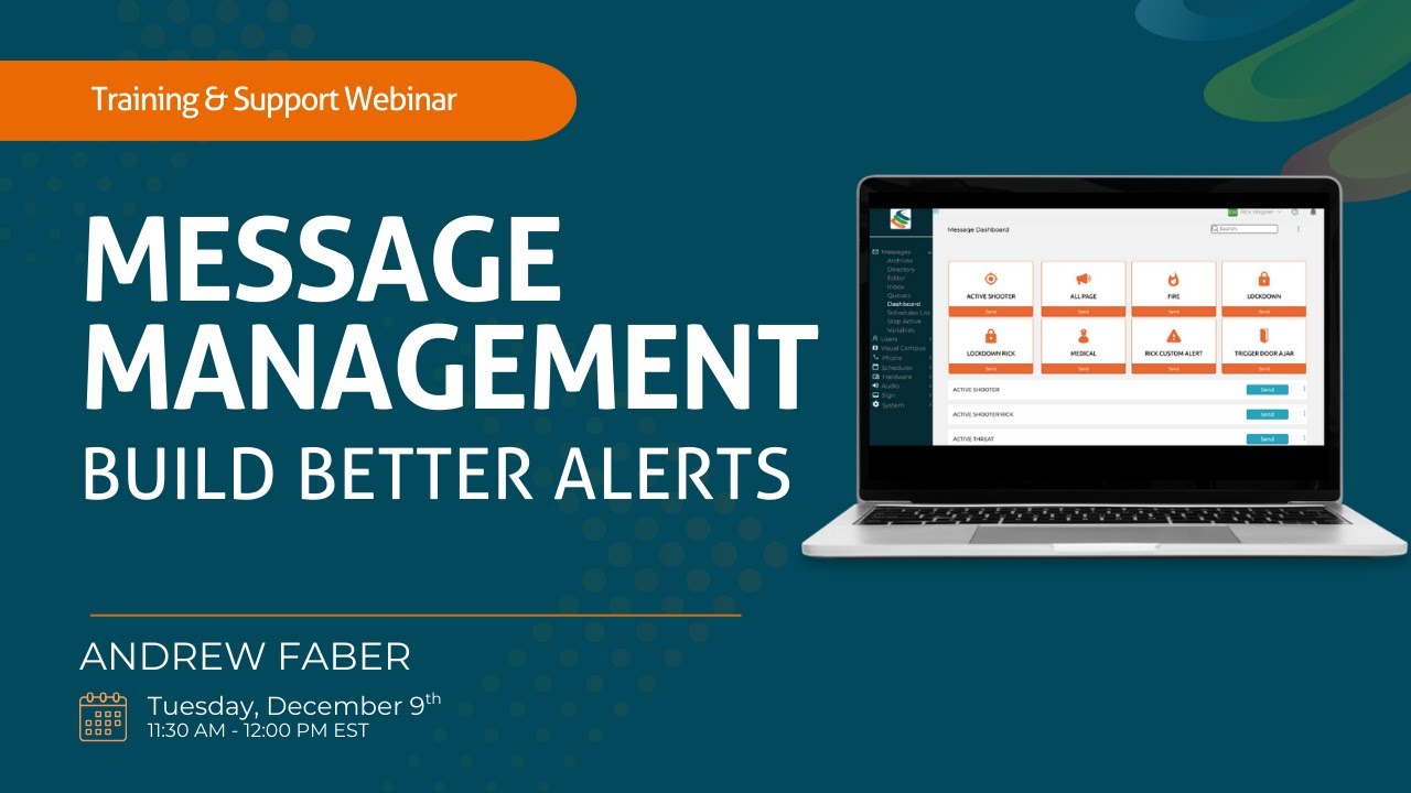 Message Management Essentials Training & Support Webinar | LSI Mass Notification Software