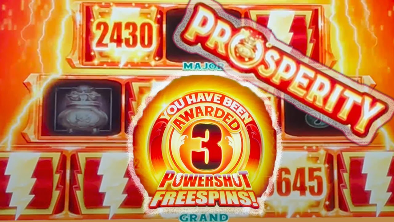 POWER SHOT Prosperity PAYS! Slot Play At Hard Rock Hotel & Casino Sacramento Fire Mountain