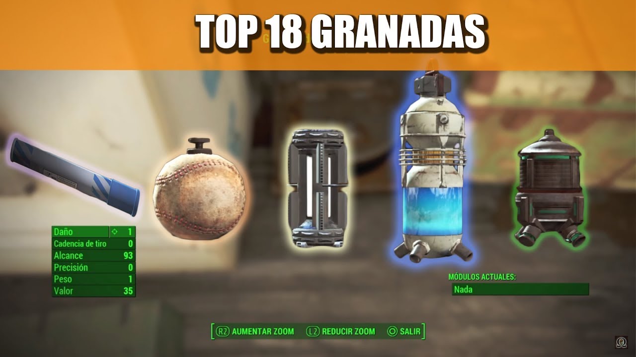 FALLOUT 4 | TOP 18 GRANADAS