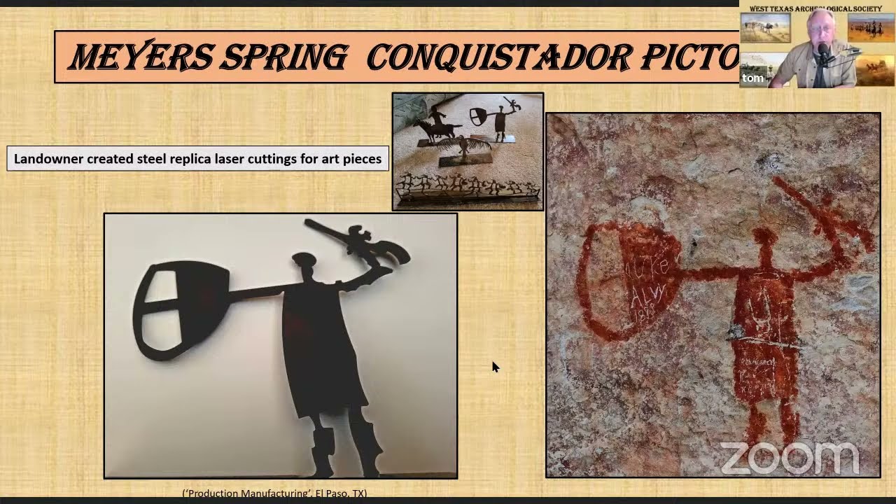 Meyers Spring(41TE9) Conquistador Pictograph
