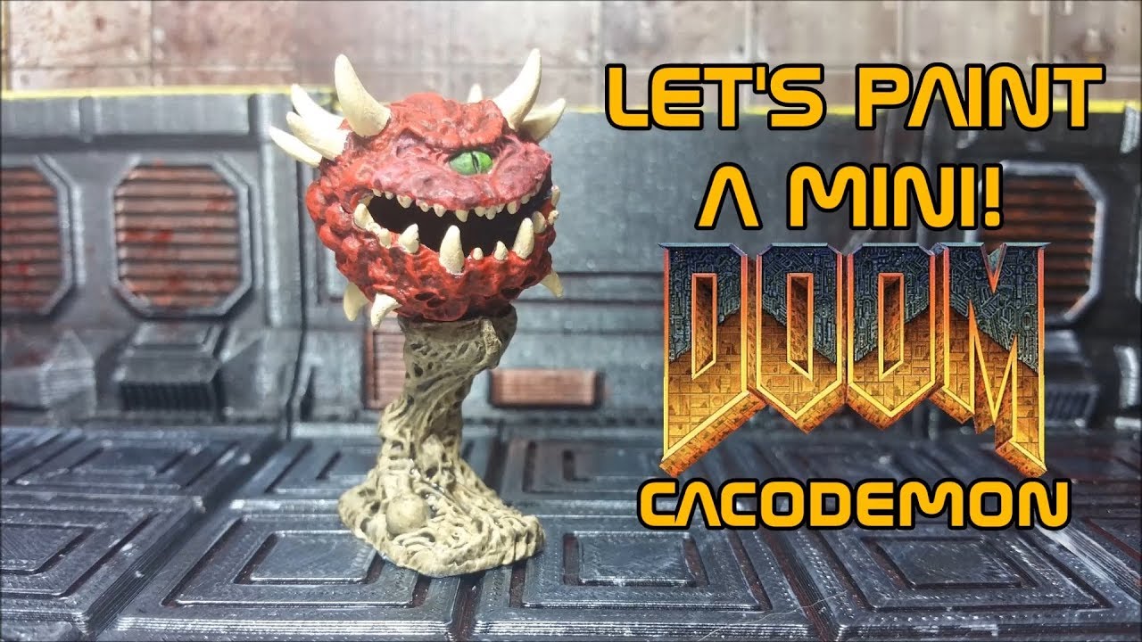 Let's Paint a Mini: Doom Cacodemon