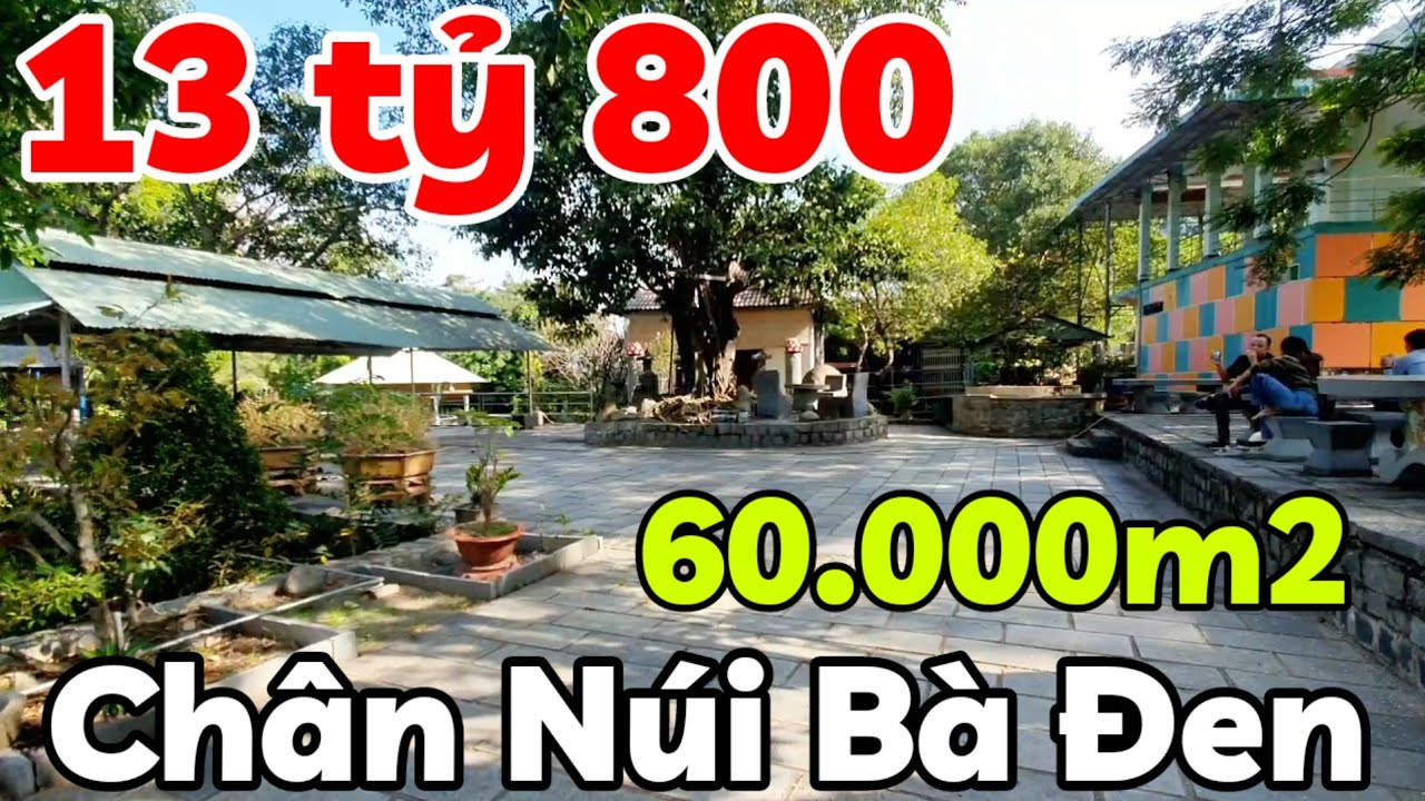 Bán khu du lịch 6 Mẫu ngay chân Núi Bà Đen giá 13 tỷ 800 triệu phường Bình Minh Tây Ninh